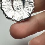 Avon Silver Tone & Blue Turquoise Color Pierced Earrings Photo 8