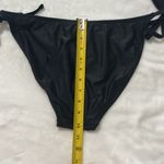 Shade & Shore New  Women's Black Side-Tie Medium Coverage Bikini Bottoms Large Photo 6