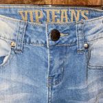 Vip Jeans VIP Faded Light Wash Blue Distressed Denim Skinny Jeans Women's Size 0 Photo 3