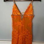 Victoria's Secret Very Sexy Sheer Lacy Orange Leopard Cami 2007 XS Photo 4
