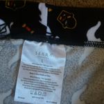 Serra black ghost Halloween velour pants L Photo 2