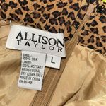 Allison Taylor  Print Mini Leopard Print Silk Skirt(Size Large) Photo 4