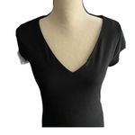 J.Crew NWT- Black v neck top, Short sleeves, fully lined, brand new, size small Photo 1