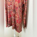 Soft Surroundings  Paisley Design Pullover‎ Sweater  sz Xl Photo 2