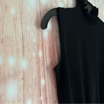 Josephine Chaus  Black Mockneck Sleeveless Sweater Photo 4