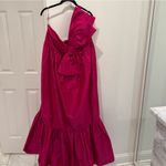 NWT | Anthropologie ATSU Hot Pink Bow Maxi Dress | 1X Photo 8