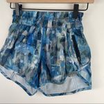 Lululemon Tracker Short Sz 4 Blue Sun Dazed Print Athletic 4” Inseam Photo 7