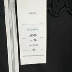 Fuego Woman Jacket Womens 8 Black Multicolor Mixed Media Full Zip Artsy Chic NEW Photo 11