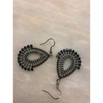 Emerald green teardrop earrings Green Photo 2