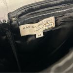 Marina Moscone Elegant Black Strapless mini Dress romantic size 14 Photo 6