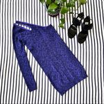 BCBGeneration  Periblue One Shoulder Cutout Bodycon Mini Dress XS/S Photo 2