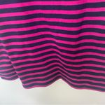 Talbots  100% Cotton Jersey Stripe Midi Shift Dress 2X Photo 10