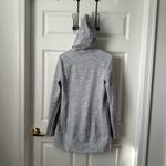 Athleta Cya Stronger Long Fleece Hoodie Jacket Heather Grey Size M Photo 1