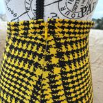 Alessandra Rich houndstooth pleated silk midi skirt size IT 38 US size 2 XS Multiple Photo 9