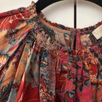 Ulla Johnson  Silk Tahlia Midi Dress Coral Bloom Asymmetric Sleeve‎ Size 4 Small Photo 9