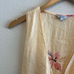 Rails Linen Floral Ruffle Madison Flounce Wrap Dress in Eden Photo 4