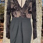 🖤 12th Heart Medium Black Sequin Ornate Floral Bodycon Dress 🖤 Photo 0