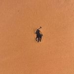 Ralph Lauren Orange  Shirt w/ Navy Logo Photo 2