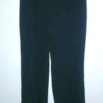 Eileen Fisher S 29x29 Silk Spandex Darkest Navy Formal Pants Petite Photo 0