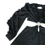 NEW Alamour the Label Romy Dress Black Dress LBD Mini Vacation Silk Sexy Size XL Photo 5