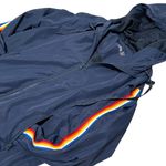 Zyia  Navy Rainbow Bomber Windbreaker Jacket M Photo 10