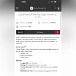 Lululemon  On the Fly Crop *Woven 23" size 6 Photo 6