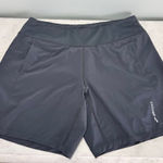 Brooks Women's Quake 5” Gray Athletic Shorts Size L Mesh Liner Brief Photo 0
