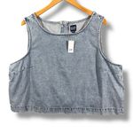 Gap NWT UltraSoft Denim Shell Tank Photo 1