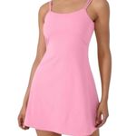 Halara NWT  Pink Softly Zero Plush Double Strap 2 Piece Athletic Dress Medium Photo 0