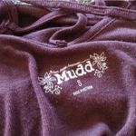 Mudd  Burgundy Strappy Criss Cross Blouse Photo 3