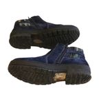 Earth Origins  Tate Blue Ankle Boot Size 9.5 Womens Suede Knit Zipper Buckle Photo 5