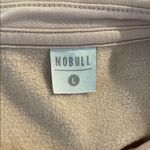 No Bull Blush Pink Crew Neck Curved Hem Fleece Lined Sweatshirt Size Large Photo 1