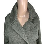 Eddie Bauer Womens Pea Coat Jacket Mid Weight Knit Button Closure Green Medium Photo 3