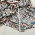 The Clothing Company  High Low Dress - Peach and Gray Paisley Photo 8