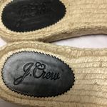 J.Crew  women’s Black Woven Espadrille Slides size 10 Photo 5