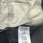 frame denim FRAME Le Skinny de Jeanne Black Acid Wash Ripped Jeans Raw Hem 26 Photo 12