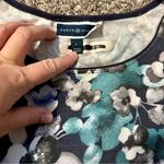 Karen Scott  Floral Long Sleeve Top - Blue and Green (R1) Photo 2