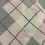 Croft & Barrow  Women’s Grey & Pink Argyle Turtleneck Sweater Photo 3