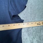 White House | Black Market Glamgetter Tee Women S Flutter Sleeve Navy Blue Shimmer Photo 9