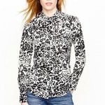 J.Crew Snow Leopard Print Boy Shirt Photo 0