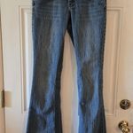 Vanity Jeans Y2K Flare Leg Size 27x35 (Actual 30x34) Low Rise BellBottom Denim Blue Photo 0