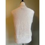BAILEY 44 Cream Fuzzy Mock Sleeveless Sweater M boho Capsule classic elegant y2k Photo 1