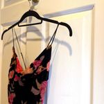 AFRM Floral Velvet Cowl Midi Dress Pink Photo 3