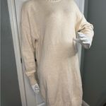Abound  NWT Heather Beige Mini Sweater Dress Women Size Large. Photo 2
