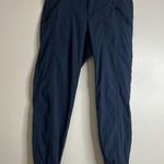 Athleta Utility Jogger Sz 6 Athletic Pants Pockets Activewear Blue Women's Photo 0