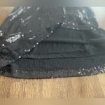 Anthropologie Tulle Black Sequin Dress Photo 3