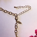 NY Brand Pink Floral Boho Statement Necklace Photo 3