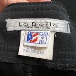 Vintage Lace Up Skirt Womens Large Black Faux Suede Grunge Goth Y2K Corset Midi Photo 2