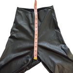 Commando NWT  Women's Black Sz S Vegan Faux‎ Leather Cutoff Biker Shorts Modest Photo 7