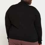 Universal Standard  Merino Wool Curve Cardi Cardigan in Black Photo 10